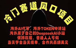 冷门赛道风口项目 海外AI代写！0成本运作完全免费！当天注册当天接单，接单接到手抽筋，无脑…-网创项目