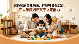 付费文章：普通家庭育儿指南，抓好社会化教育，四大维度培养孩子立足能力-网创项目
