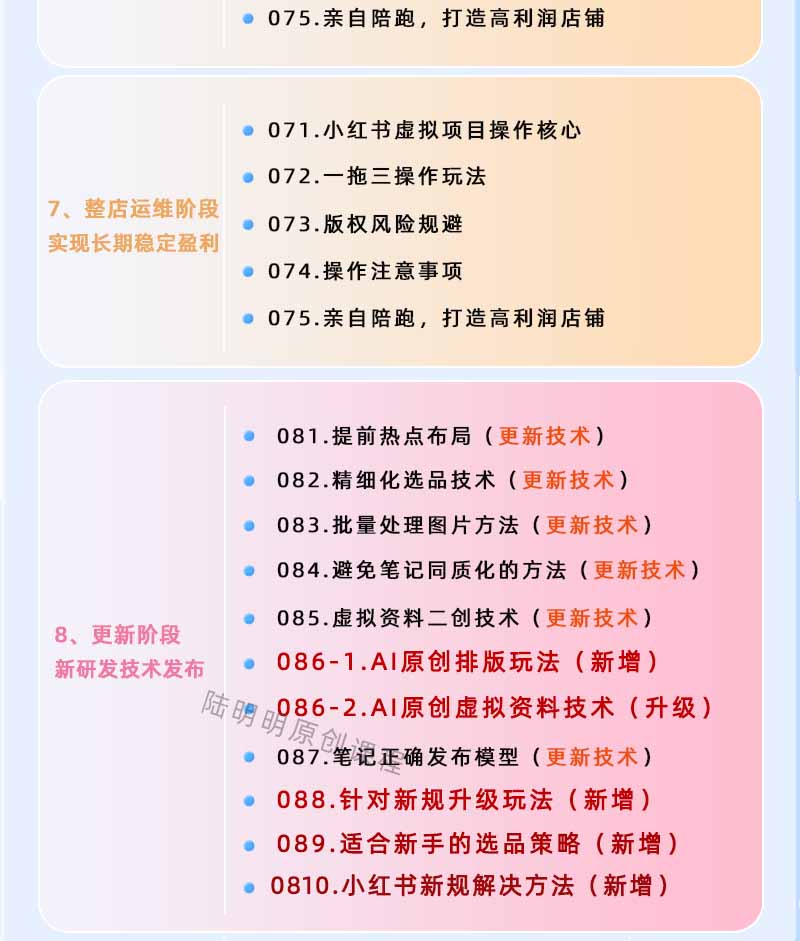 图片[4]-小红书虚拟项目特训班9.0，全面拥抱AI，批量产出原创PPT货源，单品/单店纯利润几万到几十W-网创项目