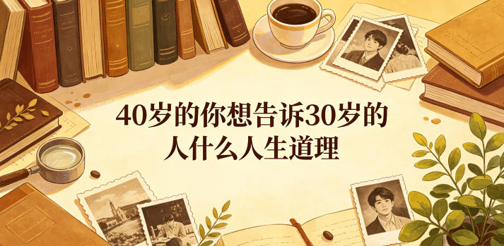 公众号付费文章：40岁的你想告诉30岁的人什么人生道理？-网创项目