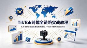 TikTok+独立站跨境基础全套教程，拆解平台盈利逻辑，新手从零跑通变现全流程-网创项目