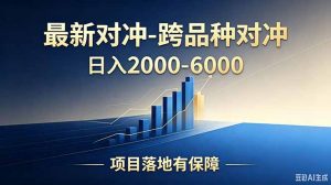 跨品种对冲震撼首发！日收益2000-6000+，项目绿色长久，安全稳健，合规靠谱，可批量放大-网创项目